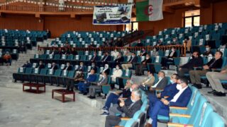 Ceremonie d installatio officielle du Pr BENAICHE Abdelkrim nouveau Recteur de l universite Abderrahmane MIRA de Bejaia le mar 33