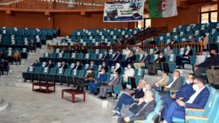 Ceremonie d installatio officielle du Pr BENAICHE Abdelkrim nouveau Recteur de l universite Abderrahmane MIRA de Bejaia le mar 34