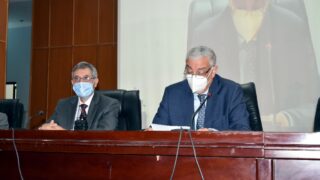 Ceremonie d installatio officielle du Pr BENAICHE Abdelkrim nouveau Recteur de l universite Abderrahmane MIRA de Bejaia le mar 38