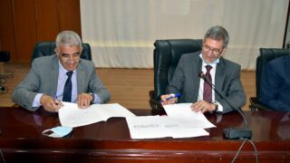 Ceremonie d installatio officielle du Pr BENAICHE Abdelkrim nouveau Recteur de l universite Abderrahmane MIRA de Bejaia le mar 51