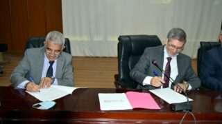 Ceremonie d installatio officielle du Pr BENAICHE Abdelkrim nouveau Recteur de l universite Abderrahmane MIRA de Bejaia le mar 52