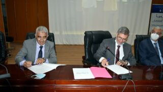 Ceremonie d installatio officielle du Pr BENAICHE Abdelkrim nouveau Recteur de l universite Abderrahmane MIRA de Bejaia le mar 54