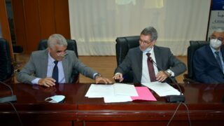Ceremonie d installatio officielle du Pr BENAICHE Abdelkrim nouveau Recteur de l universite Abderrahmane MIRA de Bejaia le mar 55
