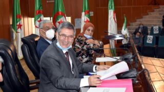 Ceremonie d installatio officielle du Pr BENAICHE Abdelkrim nouveau Recteur de l universite Abderrahmane MIRA de Bejaia le mar 57