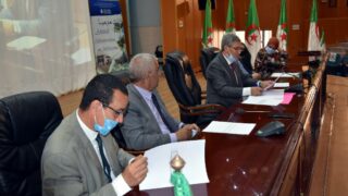 Ceremonie d installatio officielle du Pr BENAICHE Abdelkrim nouveau Recteur de l universite Abderrahmane MIRA de Bejaia le mar 58