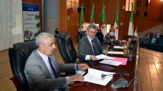 Ceremonie d installatio officielle du Pr BENAICHE Abdelkrim nouveau Recteur de l universite Abderrahmane MIRA de Bejaia le mar 61