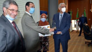 Ceremonie d installatio officielle du Pr BENAICHE Abdelkrim nouveau Recteur de l universite Abderrahmane MIRA de Bejaia le mar 64