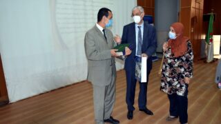 Ceremonie d installatio officielle du Pr BENAICHE Abdelkrim nouveau Recteur de l universite Abderrahmane MIRA de Bejaia le mar 69