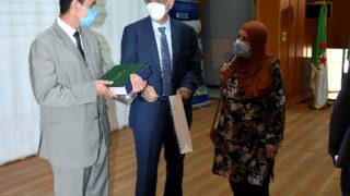 Ceremonie d installatio officielle du Pr BENAICHE Abdelkrim nouveau Recteur de l universite Abderrahmane MIRA de Bejaia le mar 70