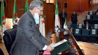 Ceremonie d installatio officielle du Pr BENAICHE Abdelkrim nouveau Recteur de l universite Abderrahmane MIRA de Bejaia le mar 71