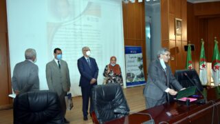 Ceremonie d installatio officielle du Pr BENAICHE Abdelkrim nouveau Recteur de l universite Abderrahmane MIRA de Bejaia le mar 73