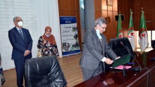Ceremonie d installatio officielle du Pr BENAICHE Abdelkrim nouveau Recteur de l universite Abderrahmane MIRA de Bejaia le mar 75