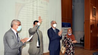 Ceremonie d installatio officielle du Pr BENAICHE Abdelkrim nouveau Recteur de l universite Abderrahmane MIRA de Bejaia le mar 76
