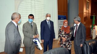 Ceremonie d installatio officielle du Pr BENAICHE Abdelkrim nouveau Recteur de l universite Abderrahmane MIRA de Bejaia le mar 79