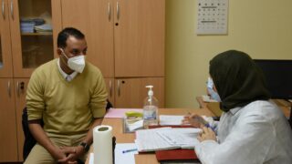 Campagne de vaccination contre le virus COVID 19 au profit de la communaute universitaire 17 janvier 2022.16 1