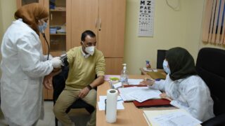 Campagne de vaccination contre le virus COVID 19 au profit de la communaute universitaire 17 janvier 2022.19 1