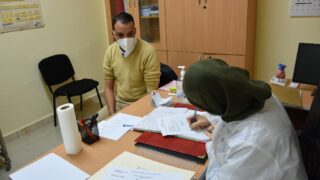 Campagne de vaccination contre le virus COVID 19 au profit de la communaute universitaire 17 janvier 2022.22 1