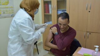 Campagne de vaccination contre le virus COVID 19 au profit de la communaute universitaire 17 janvier 2022.24 1