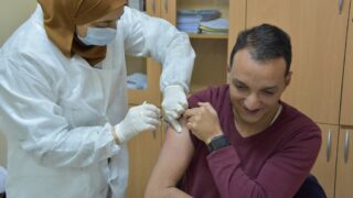 Campagne de vaccination contre le virus COVID 19 au profit de la communaute universitaire 17 janvier 2022.26 2