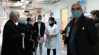 Campagne de vaccination contre le virus COVID 19 au profit de la communaute universitaire 17 janvier 2022.34 1