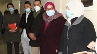 Campagne de vaccination contre le virus COVID 19 au profit de la communaute universitaire 17 janvier 2022.81 1