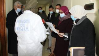 Campagne de vaccination contre le virus COVID 19 au profit de la communaute universitaire 17 janvier 2022.82 1