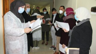 Campagne de vaccination contre le virus COVID 19 au profit de la communaute universitaire 17 janvier 2022.83 1