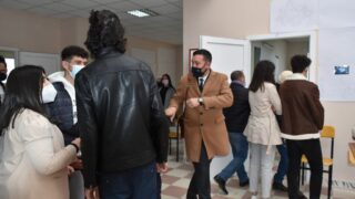 Affichage des travaux des etudiantseL1 du departement darchitecture le 1 fevrier 2022 102