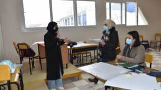 Affichage des travaux des etudiantseL1 du departement darchitecture le 1 fevrier 2022 113