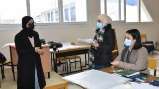 Affichage des travaux des etudiantseL1 du departement darchitecture le 1 fevrier 2022 114