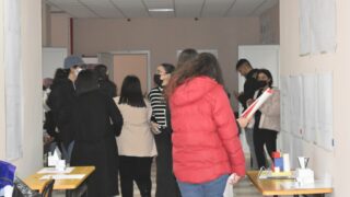 Affichage des travaux des etudiantseL1 du departement darchitecture le 1 fevrier 2022 14