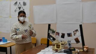 Affichage des travaux des etudiantseL1 du departement darchitecture le 1 fevrier 2022 143