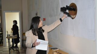 Affichage des travaux des etudiantseL1 du departement darchitecture le 1 fevrier 2022 146