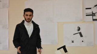 Affichage des travaux des etudiantseL1 du departement darchitecture le 1 fevrier 2022 148