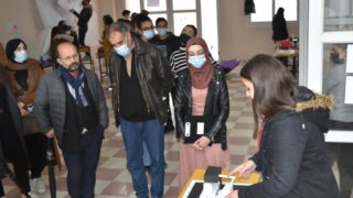 Affichage des travaux des etudiantseL1 du departement darchitecture le 1 fevrier 2022 154