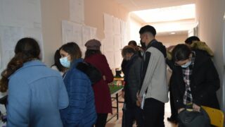 Affichage des travaux des etudiantseL1 du departement darchitecture le 1 fevrier 2022 16