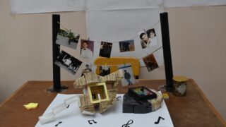 Affichage des travaux des etudiantseL1 du departement darchitecture le 1 fevrier 2022 19