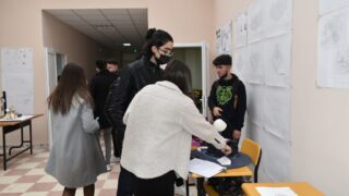 Affichage des travaux des etudiantseL1 du departement darchitecture le 1 fevrier 2022 20