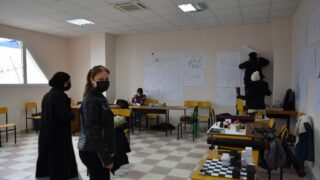 Affichage des travaux des etudiantseL1 du departement darchitecture le 1 fevrier 2022 25