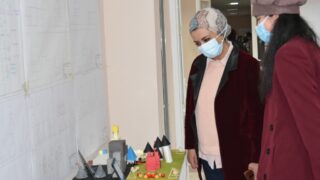 Affichage des travaux des etudiantseL1 du departement darchitecture le 1 fevrier 2022 27