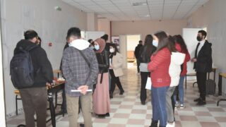 Affichage des travaux des etudiantseL1 du departement darchitecture le 1 fevrier 2022 29