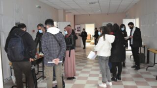 Affichage des travaux des etudiantseL1 du departement darchitecture le 1 fevrier 2022 30