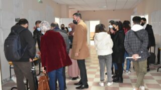 Affichage des travaux des etudiantseL1 du departement darchitecture le 1 fevrier 2022 31