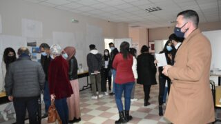 Affichage des travaux des etudiantseL1 du departement darchitecture le 1 fevrier 2022 33