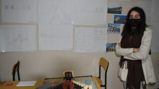 Affichage des travaux des etudiantseL1 du departement darchitecture le 1 fevrier 2022 38