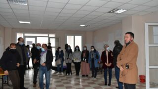 Affichage des travaux des etudiantseL1 du departement darchitecture le 1 fevrier 2022 45