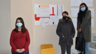 Affichage des travaux des etudiantseL1 du departement darchitecture le 1 fevrier 2022 47