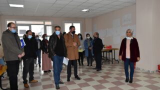 Affichage des travaux des etudiantseL1 du departement darchitecture le 1 fevrier 2022 55