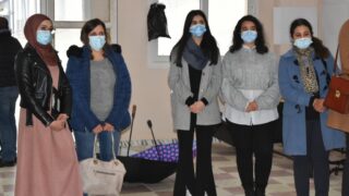 Affichage des travaux des etudiantseL1 du departement darchitecture le 1 fevrier 2022 59