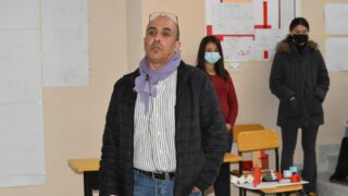 Affichage des travaux des etudiantseL1 du departement darchitecture le 1 fevrier 2022 60